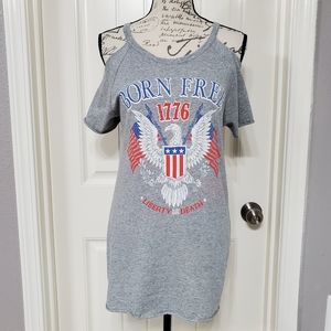 🇺🇸 Color Bear Cold Shoulder Tank 🇺🇸